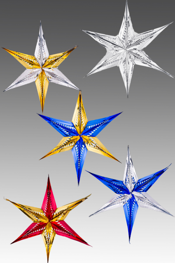 Звезда из фольги 60см H241212